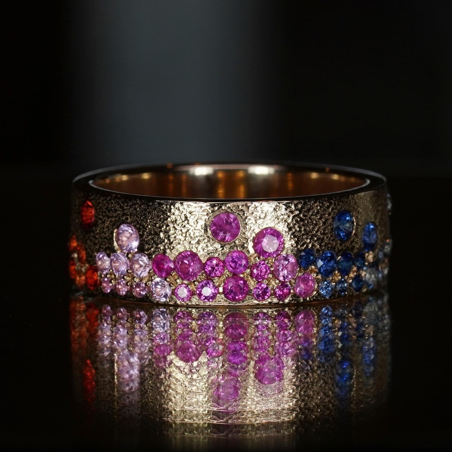 14k Ombre Band